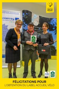 bicycle-friendly tourist site labels flanders destination coeur de flandre CCFI